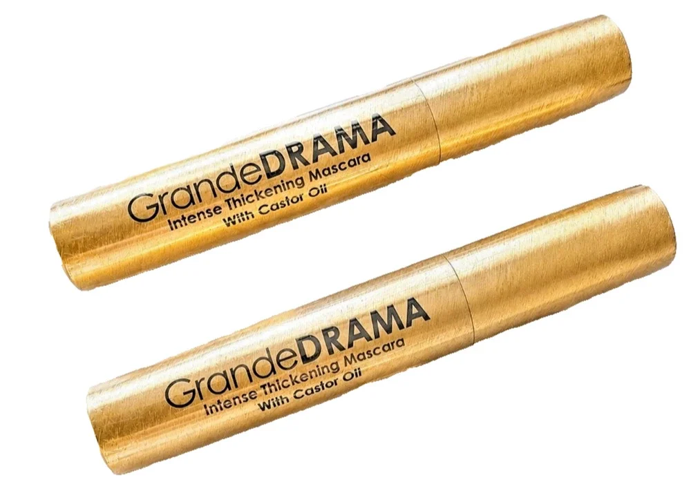 2-PACK Grande Cosmetics GrandeDRAMA Intense Thickening Mascara Castor Oil SEALED